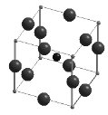 Body-centered cubic unit cell