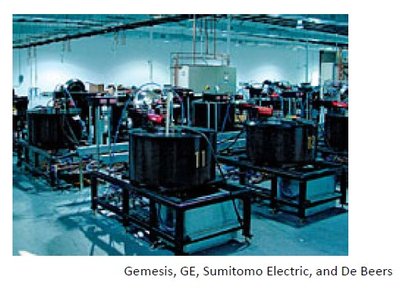 Industrial equipment for synthetic diamond production