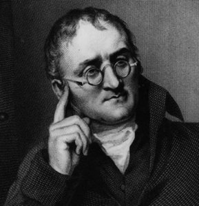 Portrait of John Dalton, founder of atomic theory