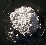 Precipitate of calcium carbonate