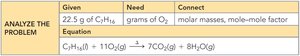Problem setup for heptane combustion