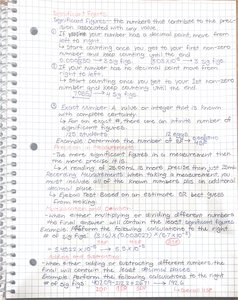 Rules and examples of significant figures