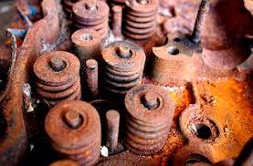 Rusting of iron