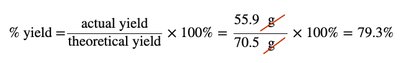 Percent yield calculation for MgO formation