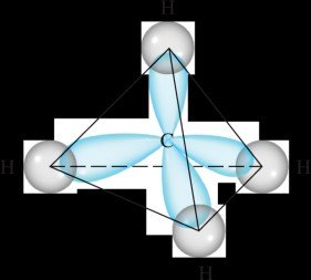 sp3 hybridization in methane