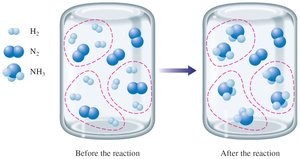 Limiting reactant concept with molecular models