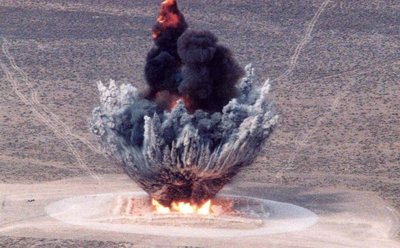Explosion as example of fast reaction