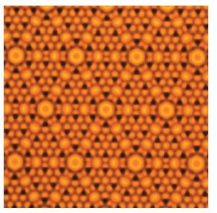 Atomic-scale image of silicon