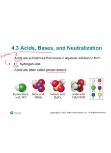 Slide defining acids and bases