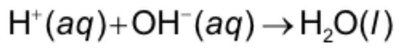 Equation for net ionic neutralization reaction