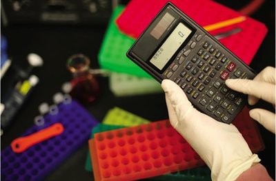 Calculator used for significant figure calculations