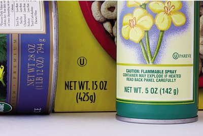 Packaged foods with metric and U.S. units