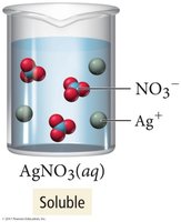 Soluble salt (AgNO3)