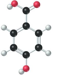 Structure of para-hydroxybenzoic acid