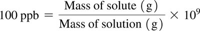 ppb equation