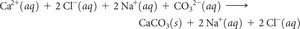 Net ionic equation for precipitation reaction