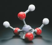Molecular model of phosphoric acid