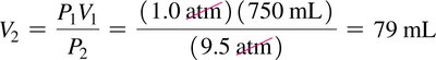 Boyle's law calculation example