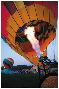 Hot air balloon: Charles's law in action