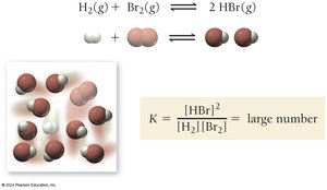 Product-favored equilibrium example