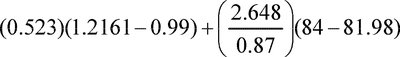 Complex chemistry calculation