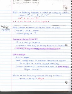 Ionization energy trend diagram