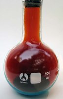Nitrogen dioxide in a flask