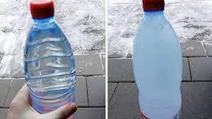 Freezing water