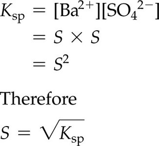 Ksp calculation setup