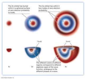 s orbital shapes and probability