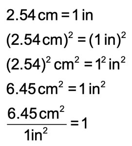 Conversion path from liters to milliliters to cubic centimeters to cubic inches