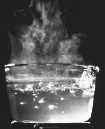 Boiling occurs when vapor pressure equals atmospheric pressure