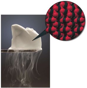 Dry ice sublimation