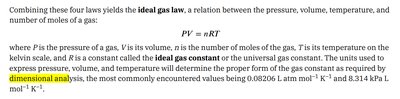 Ideal Gas Law example problem and solution