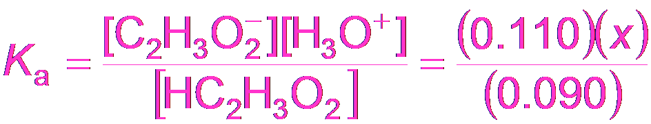 Buffer calculation after addition of base