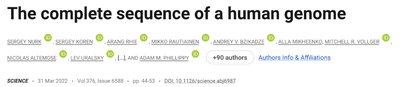 The complete sequence of a human genome