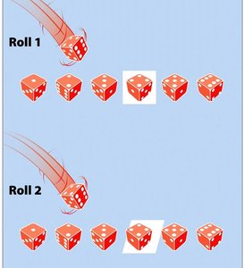 Product rule with dice