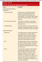 Epigenetic regulation in development and environment