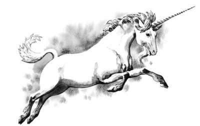 Illustration of a unicorn, used as an example for polygenic inheritance of height