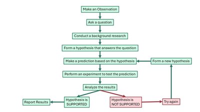 Scientific method flowchart