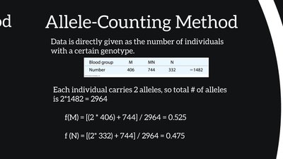 Allele-counting method example