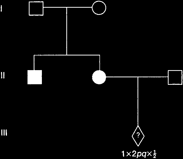 Digenic inheritance diagram