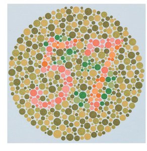 Normal and color-blind vision
