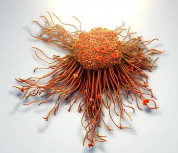 Cancer cell illustration