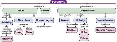 Concept map of solutions
