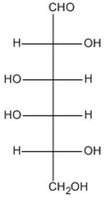 Structure of a triglyceride with double bonds