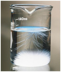 Steps in preparing a solution in a volumetric flask