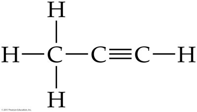 Alkyne structure example