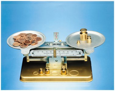 Balance for measuring mass