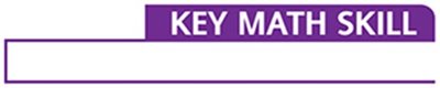 Key Math Skill textbook feature